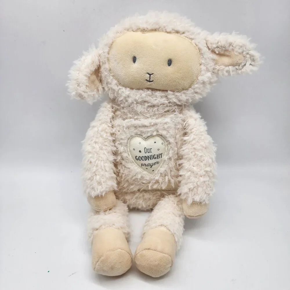 Demdaco Goodnight Prayer Lamb Plush 11